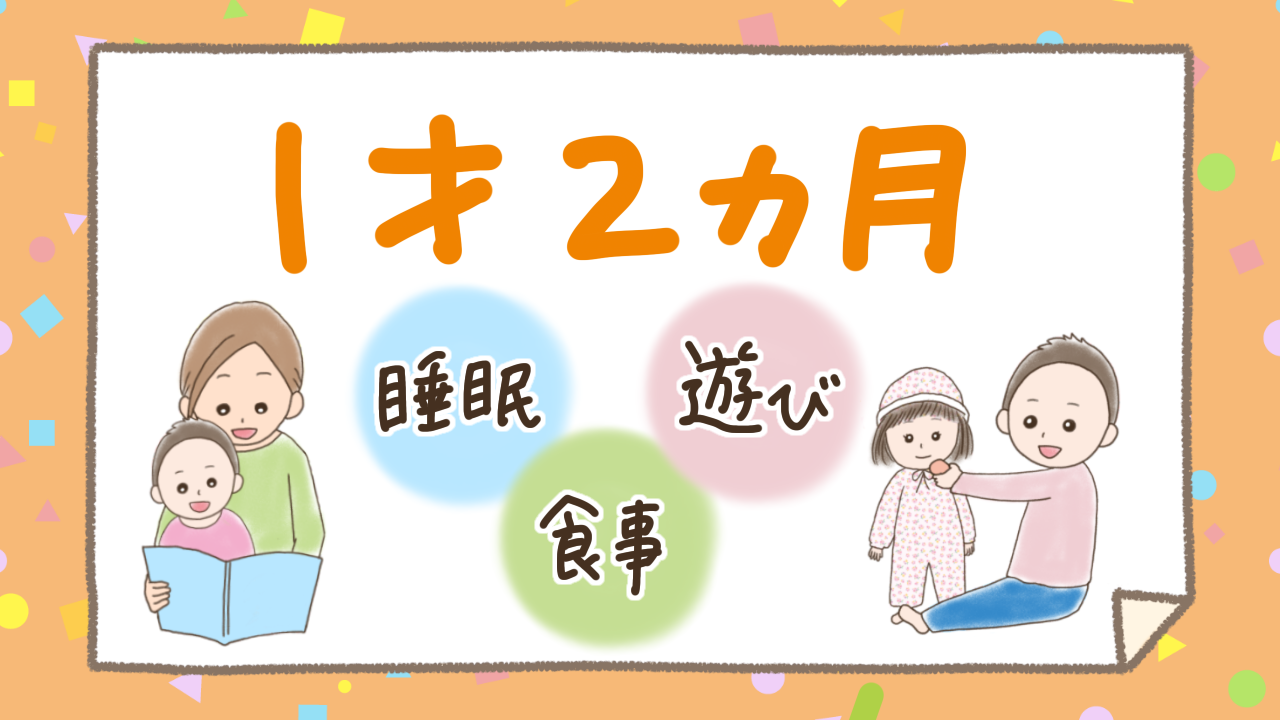 1歳2ヶ月を迎えた娘の1日〜食事・昼寝・排泄・遊びなどを記録して